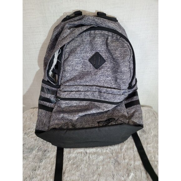 adidas Other - Adidas Laptop Backpack Gray Black School Travel Bookbag Multiple Pockets EUC